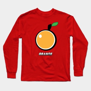 Orange fruit design Long Sleeve T-Shirt